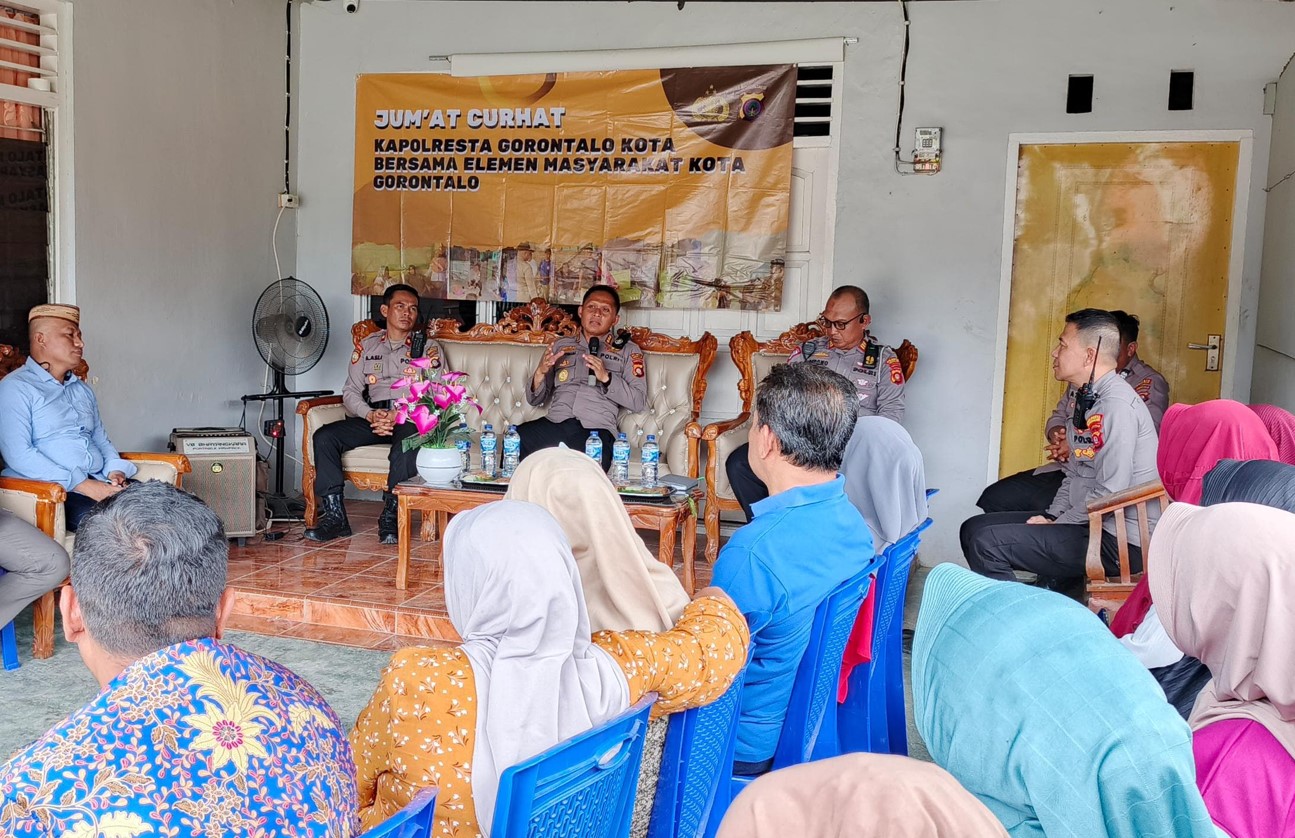 Cara Kapolresta Gorontalo Kota Serap Aspirasi Warga Kelurahan Buladu/Hibata.id