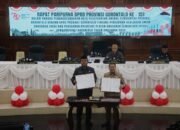 Paripurna Penandatanganan KUA/PPAS APBD Perubahan DPRD Provinsi Gorontalo