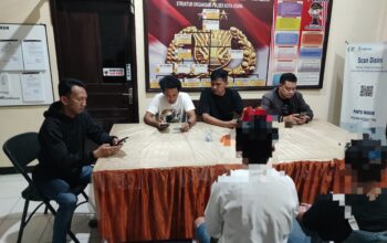 Pelaku kekerasan dalam rumah tangga (KDRT) berhasil ditangkap polisi (Foto: Humas Polresta Gorontalo Kota)