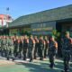 Dandim 1304/Gorontalo, Letkol Arm Asep Ridwan saat melakukan pengecekan pada Apel Pasukan Hadapi Pilkada Serentak 2024/Hibata.id