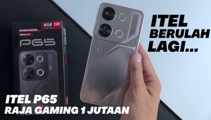 Itel Rilis HP Rp 1 Jutaan Itel P65, untuk Pencinta Game Mobile