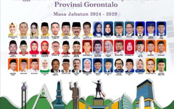 45 Anggota DPRD Gorontalo 2024-2029/Hibata.id