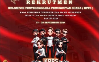 Info Grafis Perekrutan KPPS Bone Bolango/Hibata.id