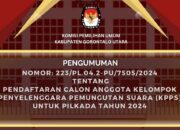 Info Grafis Rekrutmen KPPS Pilkada Gorut 2024/Hibata.id