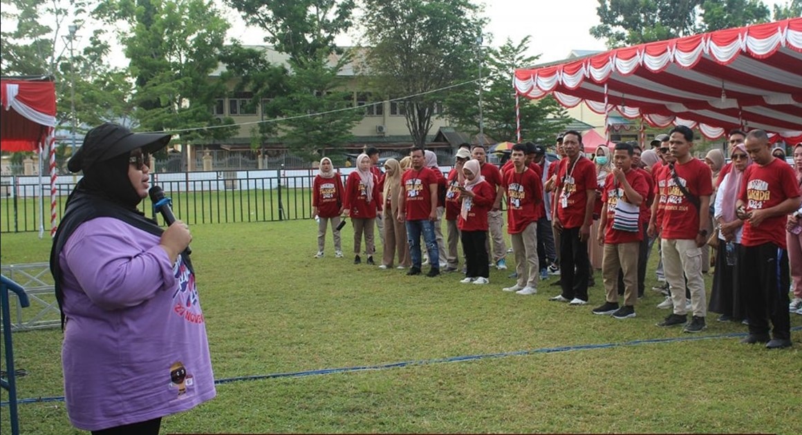 Komisi Pemilihan Umum (KPU) Kabupaten Bone Bolango resmi menggelar acara Kick Off Sosialisasi Gebyar Pilkada Serentak 2024/Hibata.id