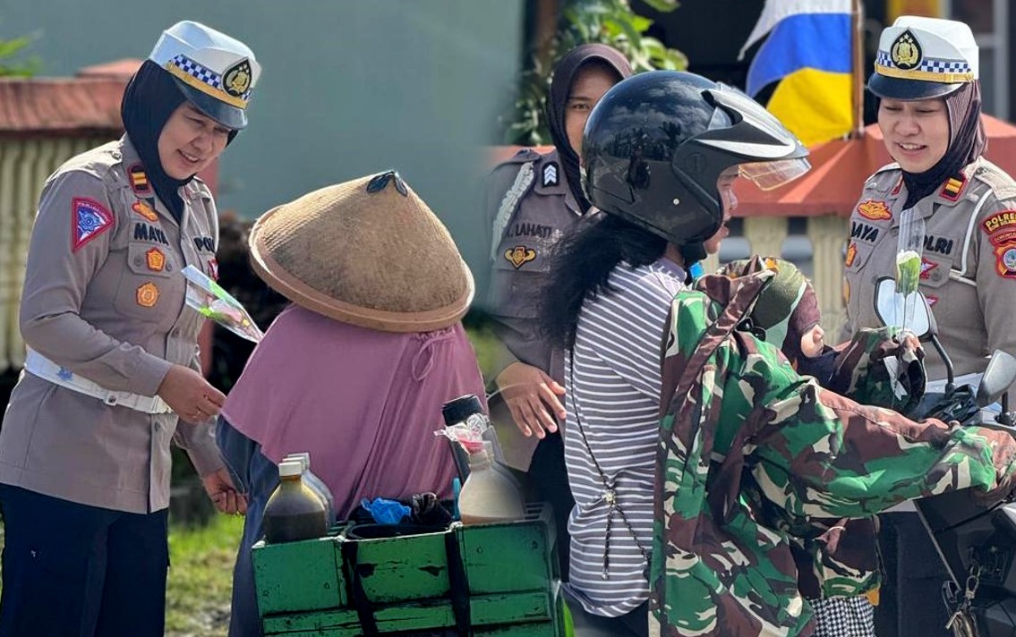 Kasat Lantas Polres Bone Bolango menyampaikan pesan penting terkait ketertiban lalu lintas di momentum Hari Lalulintas Bhayangkara ke-69/Hibata.id