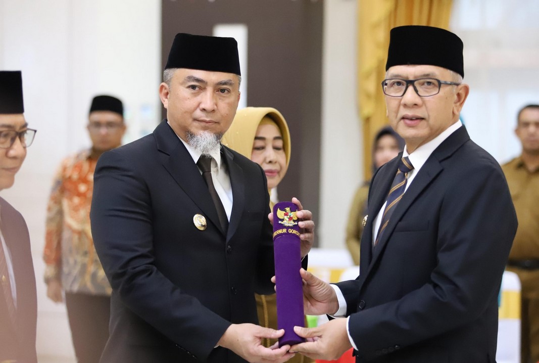 Budiyanto Sidiki resmi menjabat sebagai Penjabat Sementara (Pjs) Bupati Bone Bolango. Pengukuhan dilakukan langsung oleh Pj Gubernur Gorontalo, Rudy Salahuddin/Hibata.id