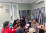 Kapolsek Kota Utara Iptu Fredy Yasin menjelaskan kronologi kejadian/Hibata.id