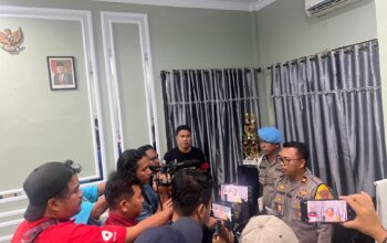 Kapolsek Kota Utara Iptu Fredy Yasin menjelaskan kronologi kejadian/Hibata.id