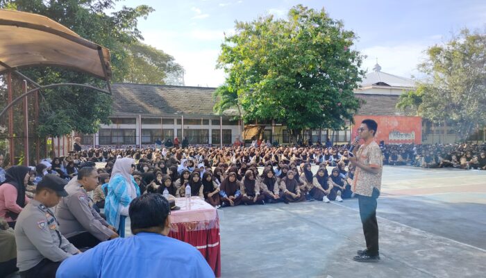 Sat Binmas Polresta Gorontalo Berikan Pembinaan Siswa Usai Kasus Bullying Viral