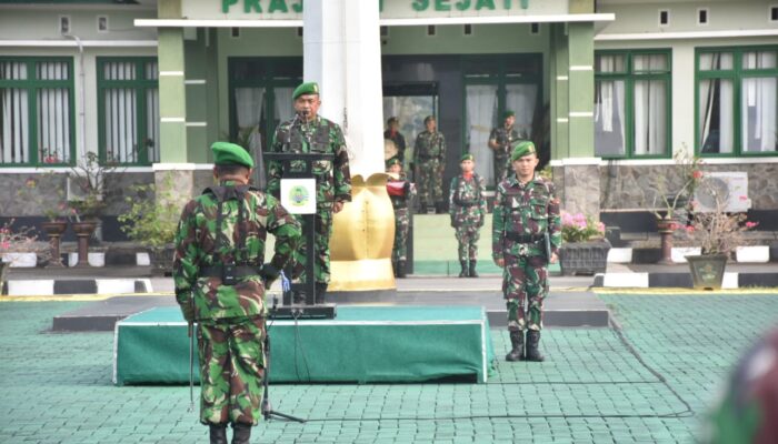 Korem 133 Nani Wartabone Gelar Upacara Bendera 17-an, September 2024