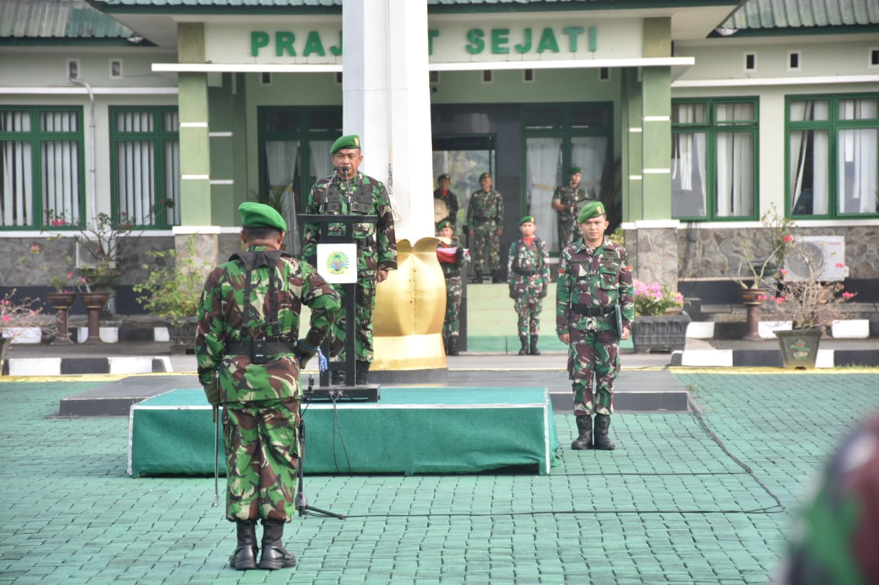 Korem 133/Nani Wartabone kembali melaksanakan upacara bendera 17-an pada bulan September 2024/Hibata.id