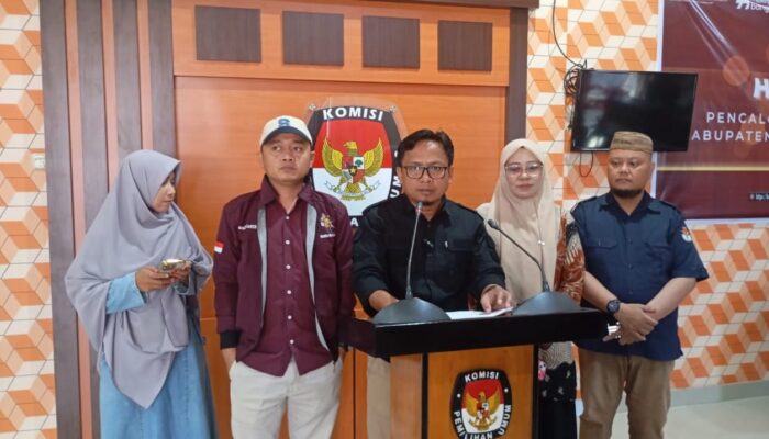 KPU Gorontalo Utara Tetapkan 2 Pasangan Calon Bupati dan Wakil Bupati