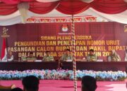 KPU Tetapkan Nomor Urut Paslon pada Pilkada Pohuwato 2024