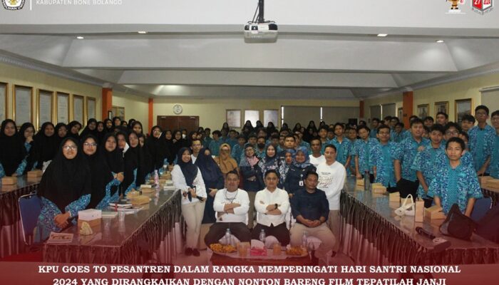 KPU Bone Bolango Gelar Goes to Pesantren di Hari Santri Nasional 2024