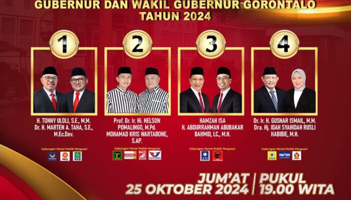 Bawaslu Provinsi Gorontalo Kecewa dengan Debat Perdana Pilgub 2024