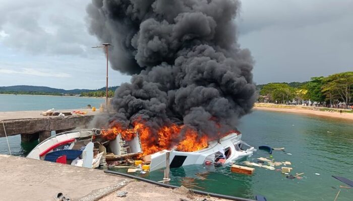 Speedboat Cagub Maluku Utara Terbakar, Lima Orang Meninggal