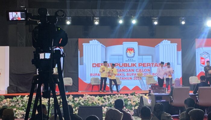 KPU Bone Bolango Sukses Gelar Debat Perdana Pilkada 2024