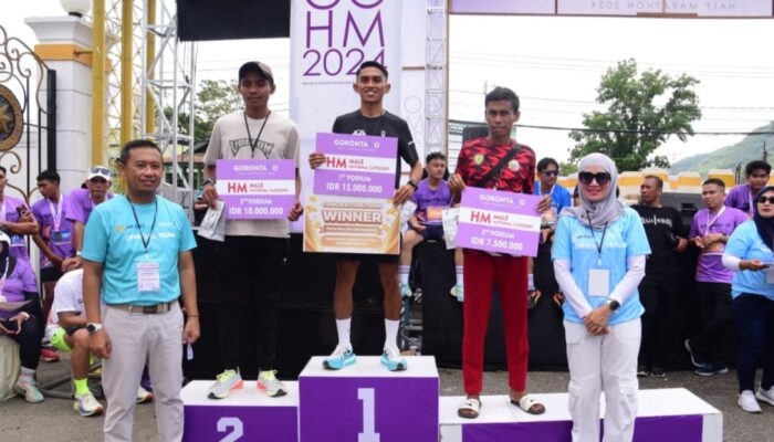 Gorontalo Half Marathon 2024, Berikut Deretan Peraih Juara