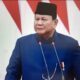 Presiden Prabowo Subianto menyampaikan pidato perdananya sebagai Presiden Republik Indonesia periode 2024-2029 di Gedung DPR-MPR/Hibata.id