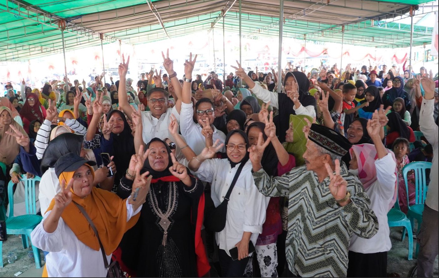 Ratusan Warga Tapa Sukarela Hadiri Kampanye Amran-Irwan, Paslon Nomor Dua Dapat Dukungan Penuh/Hibata.id