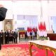 Presiden Prabowo Subianto secara resmi melantik para Penasihat Khusus, Utusan Khusus, dan Staf Khusus Presiden di Istana Negara/Hibata.id