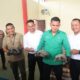 Ditreskrimsus Polda Kepri dengan barang bukti berupa baning coklat. | Foto: Tribata News/Hibata.id