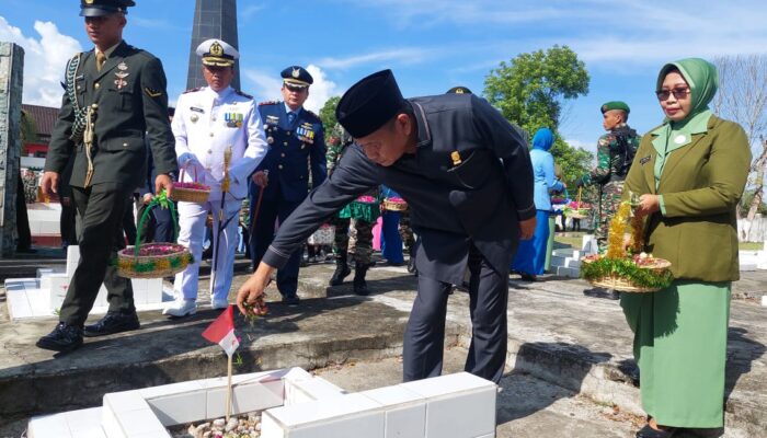 Ridwan Monoarfa Hadiri Ziarah Nasional Peringatan HUT TNI ke-79