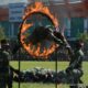 Atraksi pada Upacara Puncak HUT TNI ke-79 di Gorontalo/Hibata.id