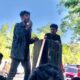 Aliansi Mahasiswa dan Pemuda Peduli Demokrasi saat melakukan aksi. (Foto: Istimewa)