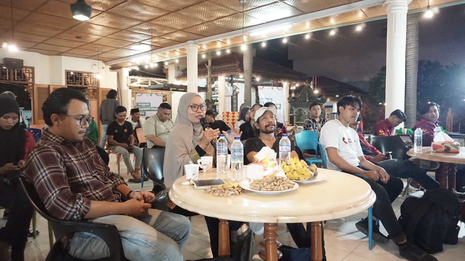 Akademisi Gorontal saat menghadiiri "Talk Show PKB Mendengar" (Foto: Humas PKB) 