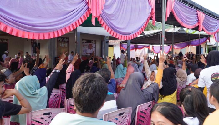 Simpati Memuncak, Ratusan Warga Bonepantai Padati Kampanye Amran-Irwan