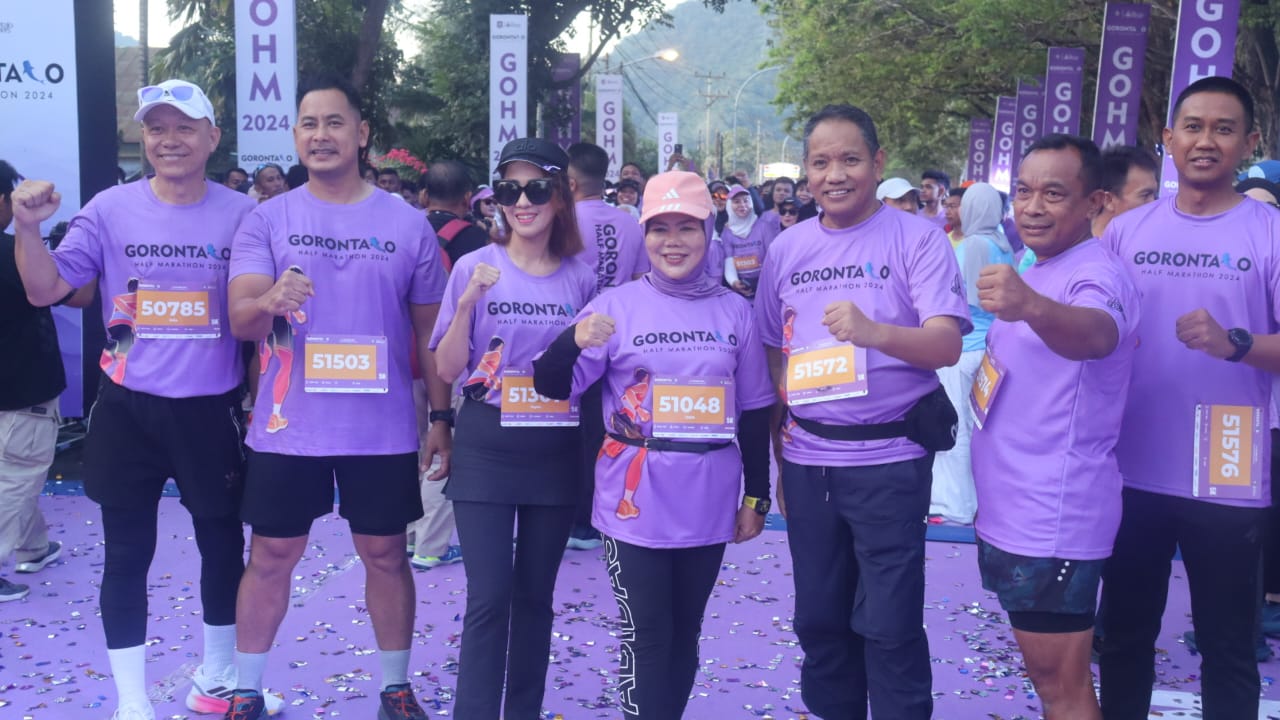 Pimpinan DPRD Provinsi Gorontalo Hadiri Gorontalo Half Marathon 2024, Dorong Pariwisata dan Ekonomi Daerah/Hibata.id