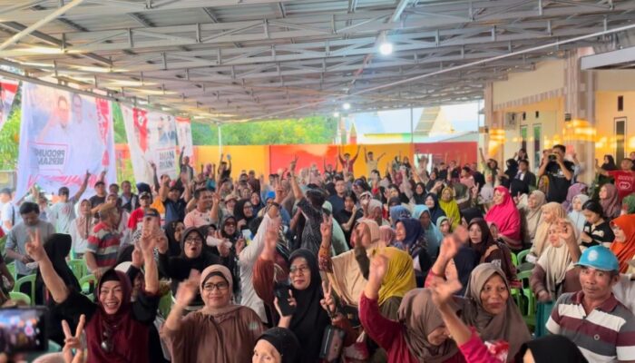 Paparkan Program Pro Rakyat, Ratusan Warga Suwawa Padati Kampanye Amran-Irwan