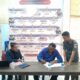 Samahuddin di dampingi pengacaranya saat mengadu ke Bawaslu/Hibata.id