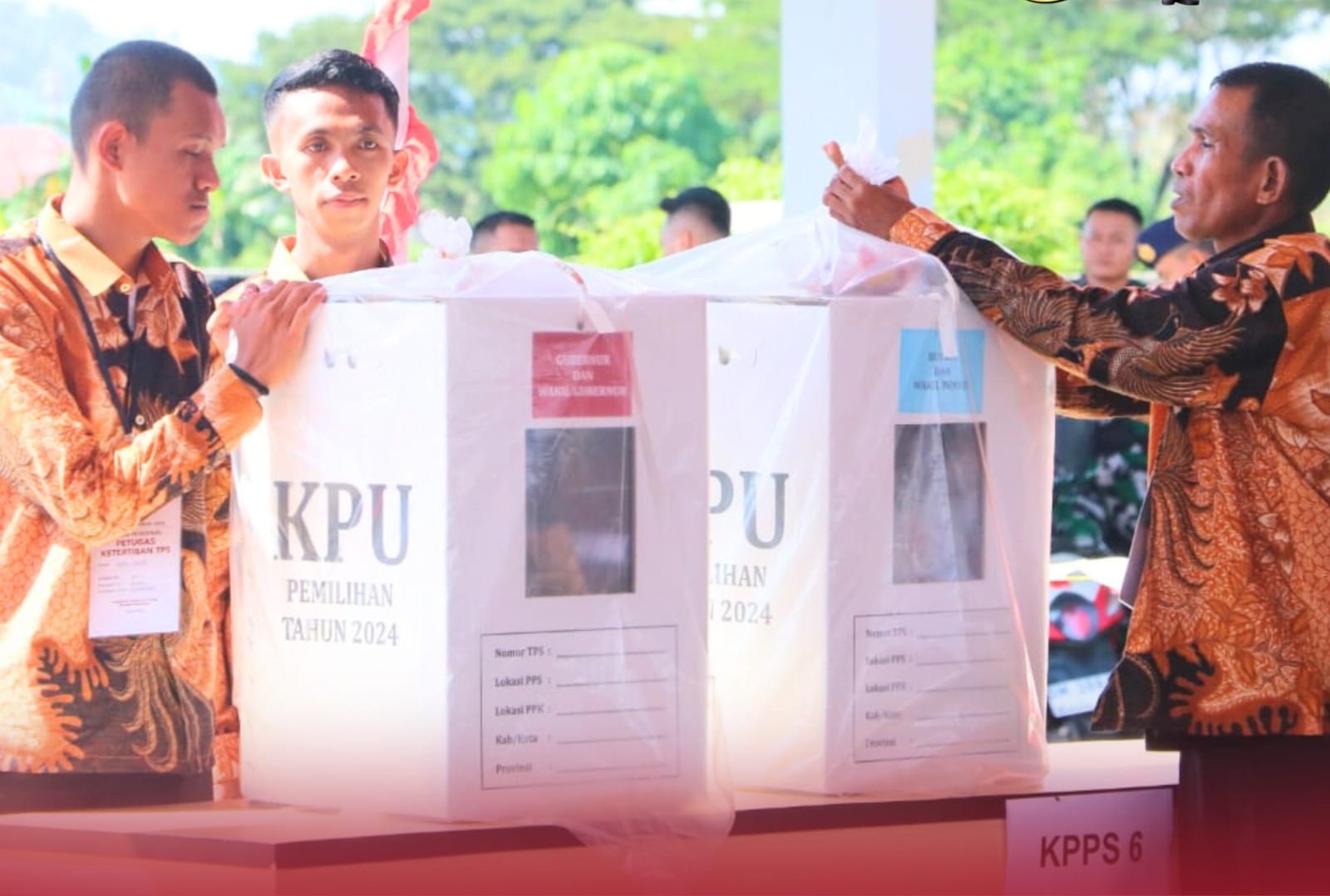 Komisi Pemilihan Umum (KPU) Kabupaten Gorontalo Utara melaksanakan simulasi pemungutan dan penghitungan suara serta penggunaan aplikasi SIREKAP/Hibata.id