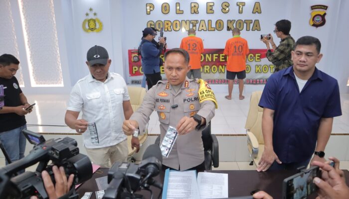 Jual Ratusan Butir Obat Terlarang, Dua Remaja di Kota Gorontalo Diringkus