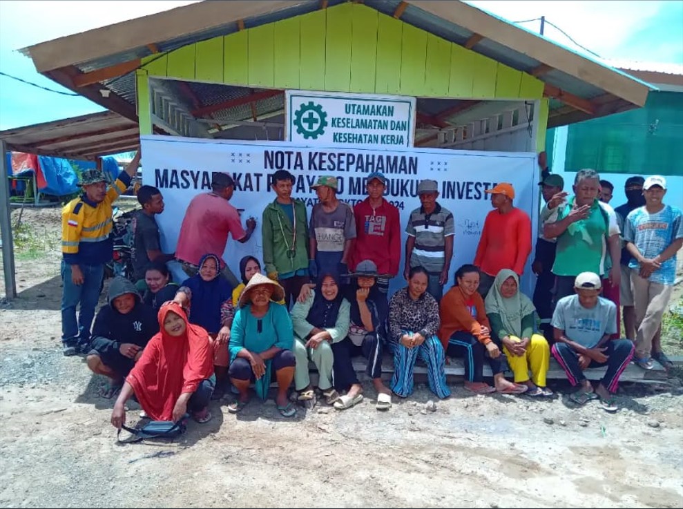 Masyarakat pekerja Perusahaan di Kecamatan Popayato/Hibata.id