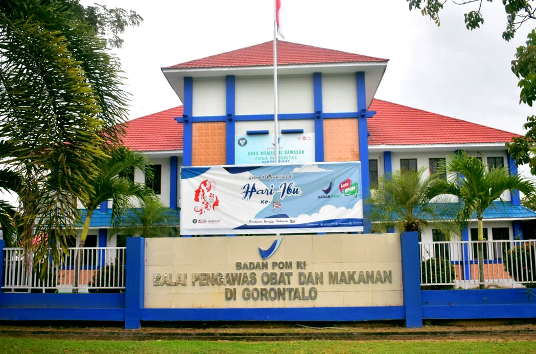 Kantor BPOM di Gorontalo. Foto: gorontalo.pom.go.id/Hibata.id
