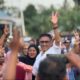 Kampanye pasangan calon (paslon) Amran Mustapa dan Irwan Mamesa di Kecamatan Bulango Selatan/Hibata.id