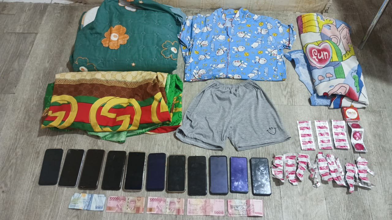 Barang bukti yang berhasil diamankan oleh Polisi. (Foto: Humas Polda Gorontalo)