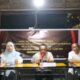 Komisi pemilihan umum (KPU) Pohuwato saat melaksanakan Rapat kerjasama dengan media massa, dan media online. (Foto: Defri/Hibata.di.)