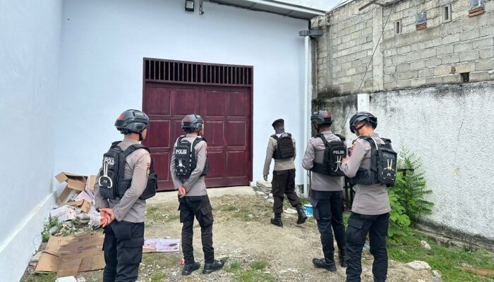 Polresta Jaga Ketat Gudang Logistik KPU Kota Gorontalo