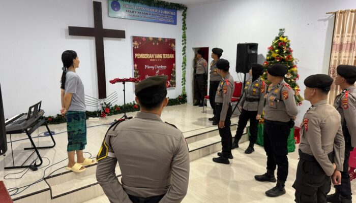 Polda Gorontalo Pastikan Keamanan Tempat Ibadah Jelang Natal
