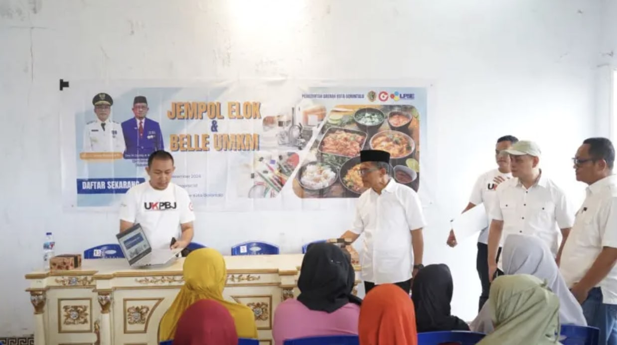 Ketika Pemerintah Kota Gorontalo melaksanakan Program JEMPOL ELOK dan BELLE UMKM. (Foto: Humas Pemkot Gorontalo)