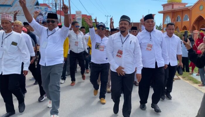 KPU Buteng Nyatakan Dr Azhari-Adam Basan Jadi Pemenang Pilkada