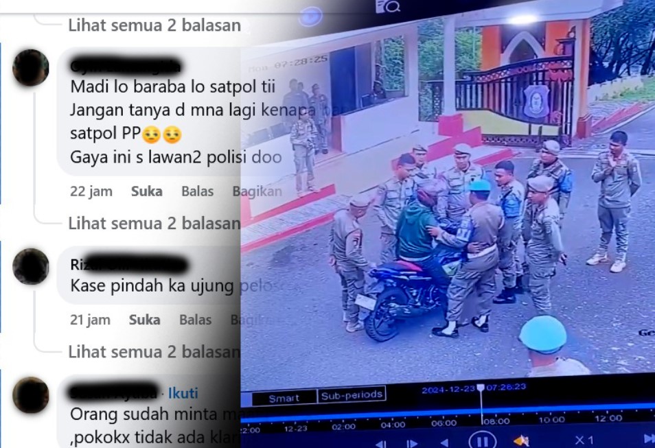 Komentar Miring dan Lucu Netizen di Video Viral Satpol PP Gorontalo/Hibata.id