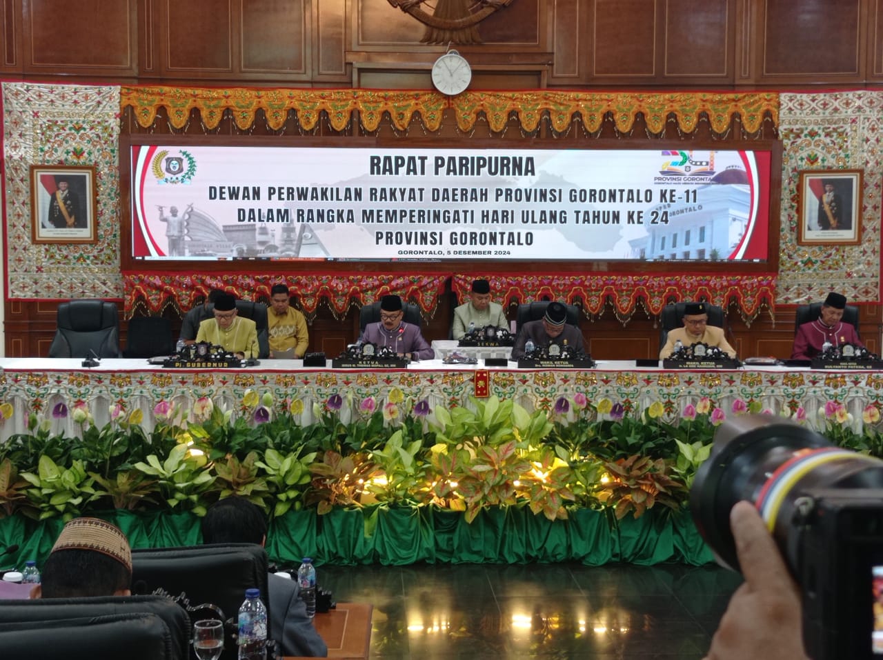 DPRD Provinsi Gorontalo menggelar Rapat Paripurna ke-11/Hibata.id