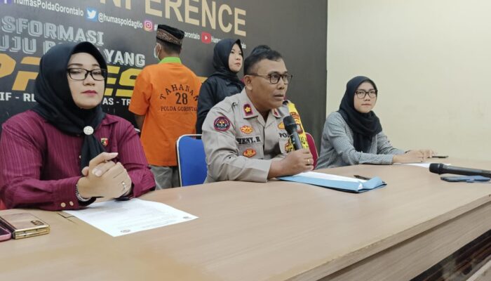 Polda Gorontalo Tangkap Pria Cabul Pelaku Kekerasan Seksual Anak Tirinya