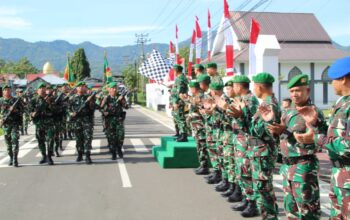 Korem 133 Gelar Peleton Beranting Yudha Wastu Pramuka Jaya Peringati Hari Juang Infanteri/Hibata.id